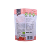 Matte printing side seal resealable plastic pouch oatmeal yellow bag Candy Bag Pouches