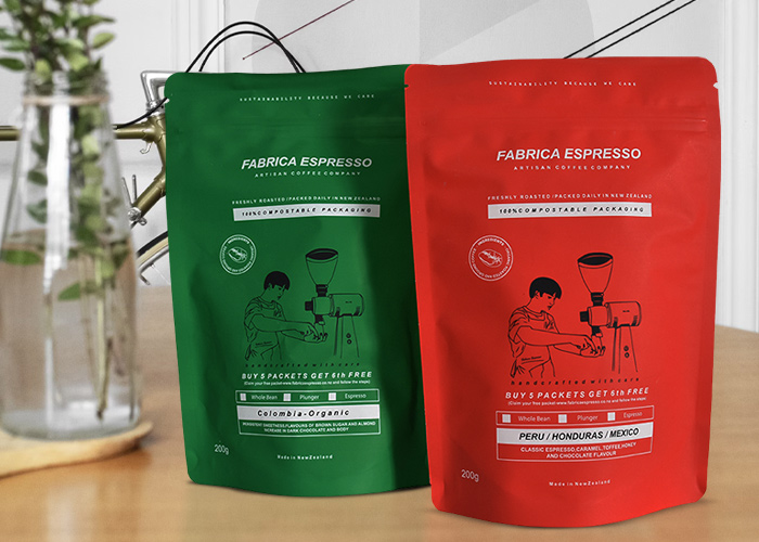 branded coffee bags