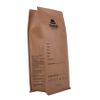 Flat Bottom Ziplock Paper Coffee Bag with Personalized Logo Wholesale