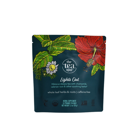 FSC Certified Printed Ziplock Stand Up Pouch for Tea Wholesale