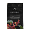 High quality square bottom coffee zip lock bag black with valve