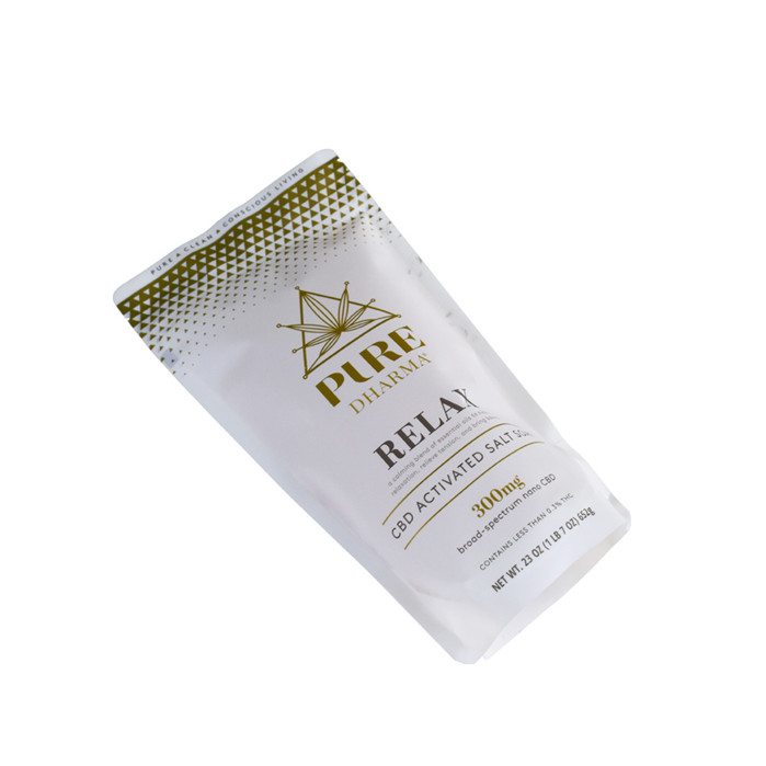 High Quality Resealable Bioplastic Stand Up Ziplock Bag with Tear Notch