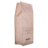 Custom resealabele Printed brown recyclable paper bag
