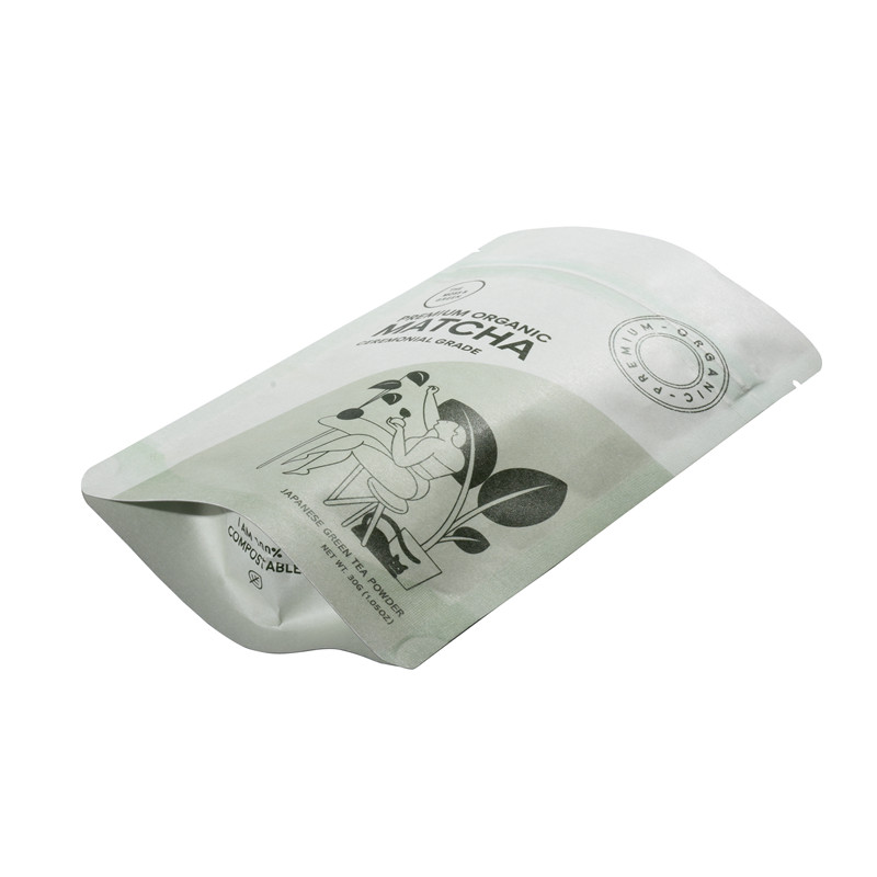 Compostable Pouch Matcha Packaging Bags