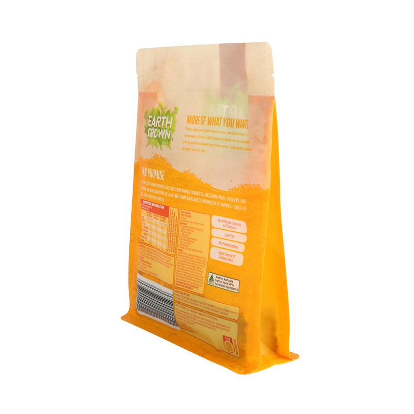 Eco Friendly Customized Food Grade Flat Bottom Packaging Bag Wholesale