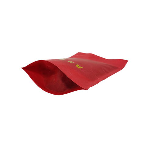Resealable Laminated Material Rice Paper Stand Pouch Bag with Ziplock