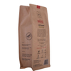 Good Seal Ability Free Samples Laminated Material Top Seal Paper Bag Brown Kraft
