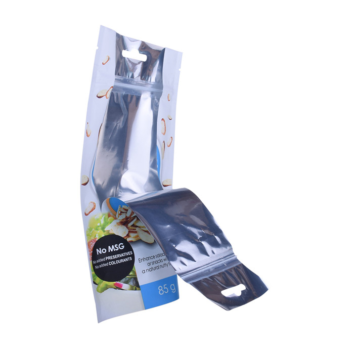 Laminated foil standup package bags for packing snack