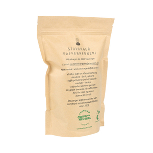Custom sustainable packaging suppliers compostable coffee bags with zipper