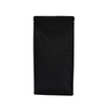 Customized Print Waterproof Recyclable Materials Pocket Zip Black Pouch Bag