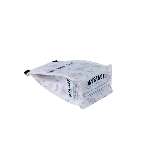 Hot Sale Factory Supply Sustainable Block Bottom Packaging with Tintie Report
