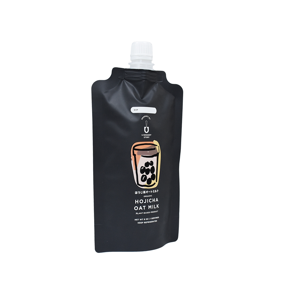Recyclable Eco Friendly Juice Pouch with Straw Fruit Juice Packaging Pouch