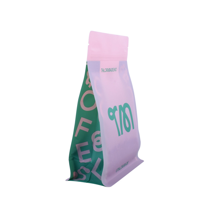 100% biodegradable NK/PBS Coffee Flat Bottom Bag 