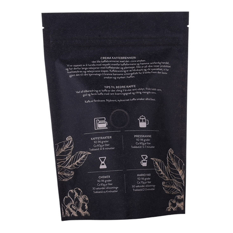 Resealable Zipper Stand Up Bag Coffee Packing with Valve