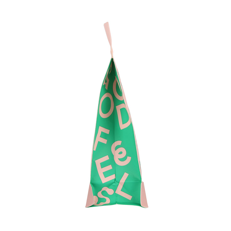 Newest Double Zipper Kraft Coffee Bag
