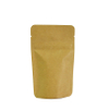 Resealable Unprinting Clear Kraft Paper Stand Up Pouches Bags for Food