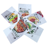 Heat seal noplastic cheap biodegradable packaging for food packing with zipper