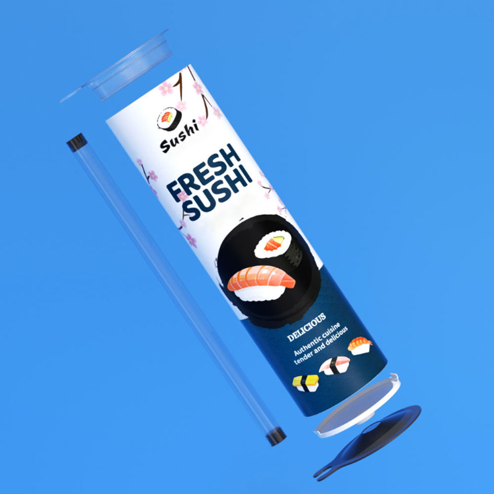 Push Pop Tube for Sushi