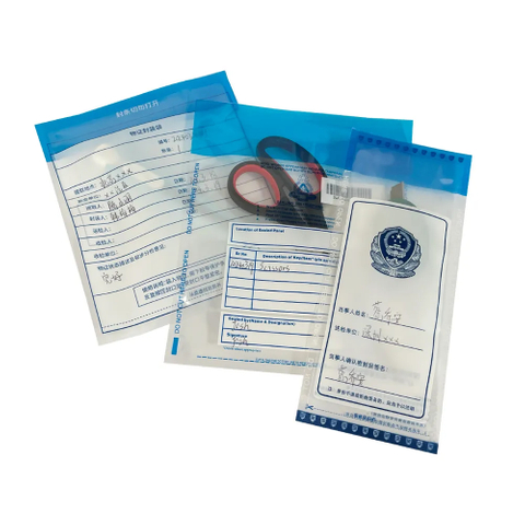 Tamper Evident Plastic Security Bags for Evidence & Secure Transport