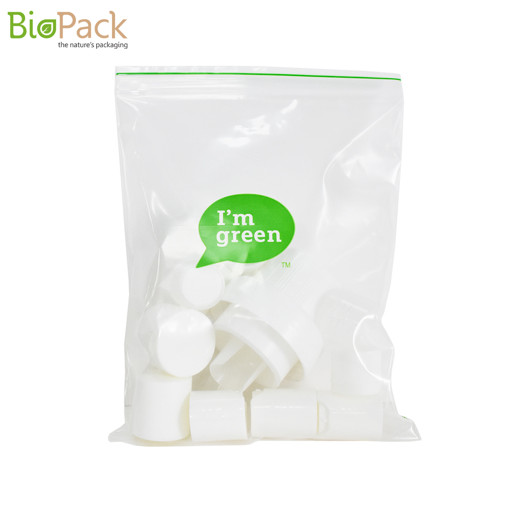 100% Compostable Food Packaging Bags with Zipper