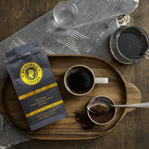 Recycled Plastic Sealing Roasted Black Stamp Coffee Packaging Bag Manufacturer Wholesale