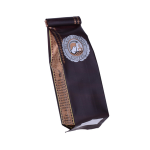 Flexible packaging side gusset bag for coffee with foil