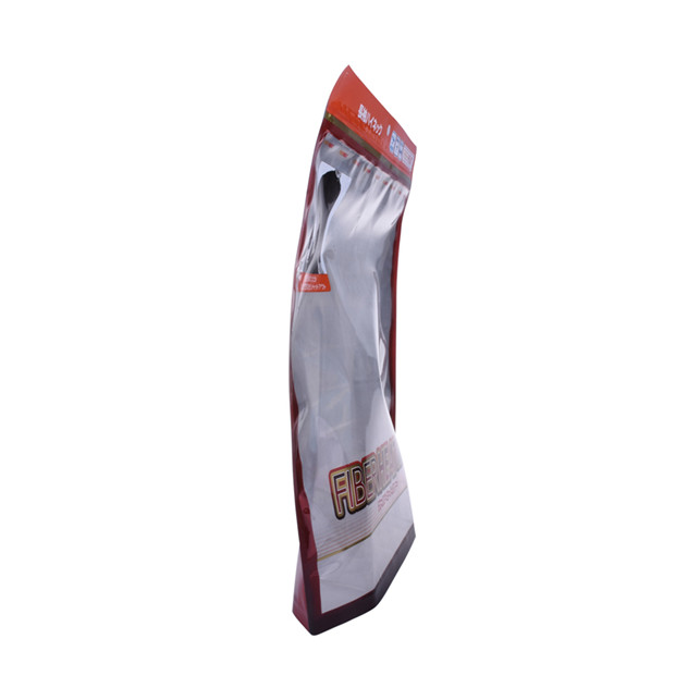Biobased packaging PLA laminated flat bag with zipper