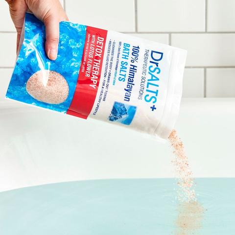 Sustainable 100% Recycled Green PE Bath Salt Packaging Eco Bag with Zip Lock