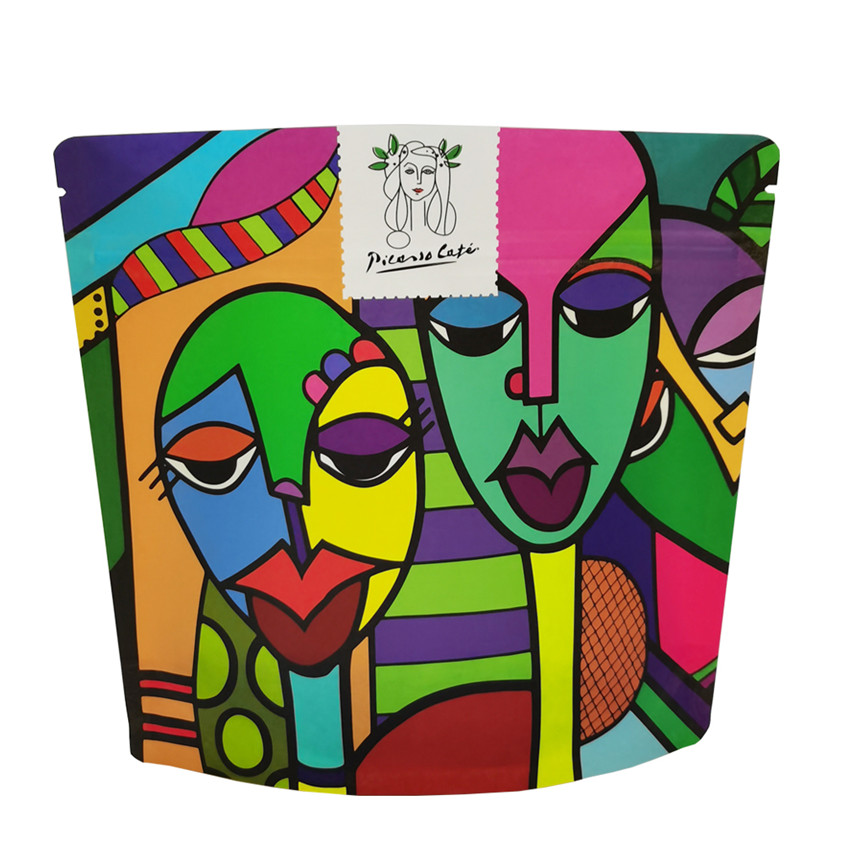 Colorful Printing Compostable Coffee Bean Bag Wholesale