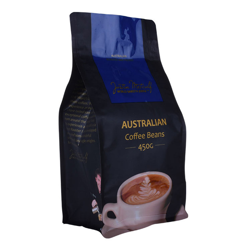 Biodegradable Plastic Coffee Bag Custom Design