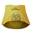 Retail Quad Seal Custom Food Package Wine Bags