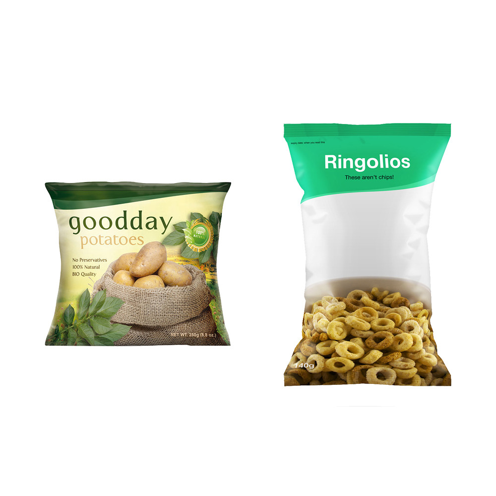 Retail Uv Spot Back Seal Jordan Chip Bag