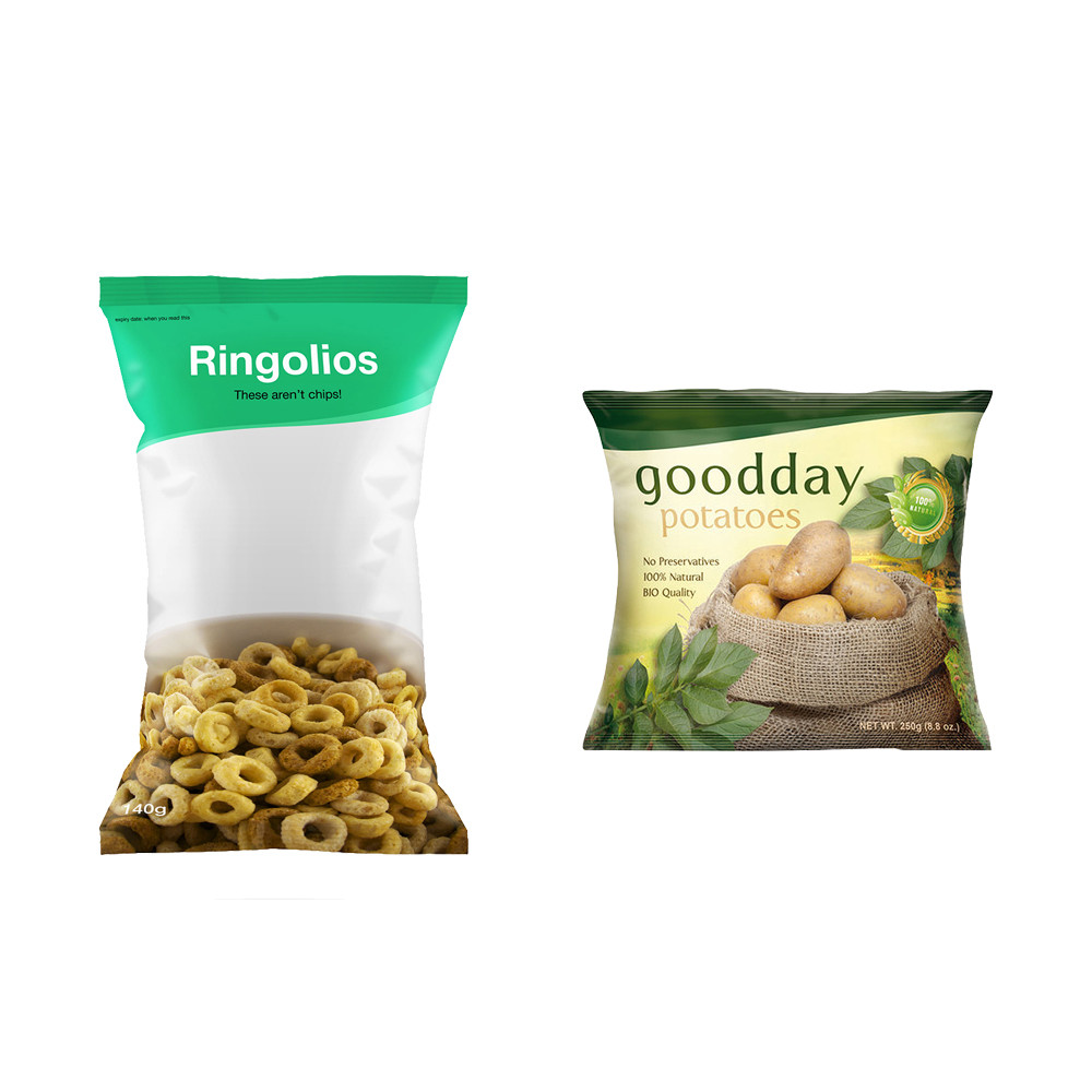Factory Supply Biodegradable Materials Chip Bag Roll Up