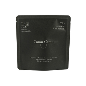 Natural kraft bag with heat seal capsule bag for face mask