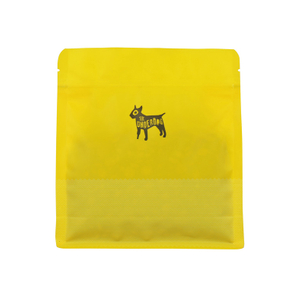 Certificate Zipper Top Plastic Baggies Pouch Stand Up Personalized Coffee Pouch