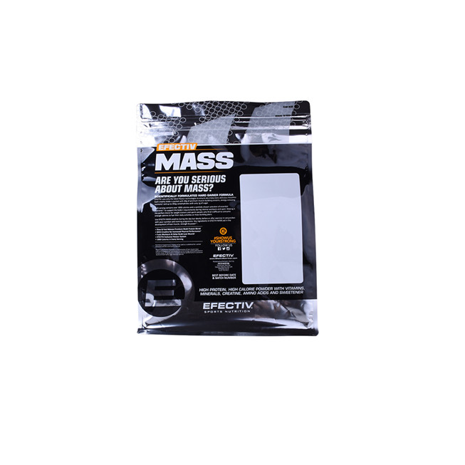 Customised Block Bottom package plastic bag Chocolate Candy Packaging protein bag