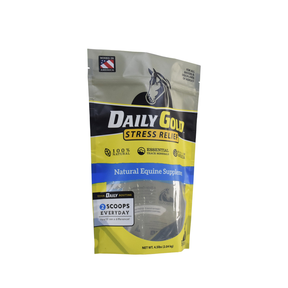 Custom Made Bottom Seal Pouch Food Packaging Bags Clear Basket Bag