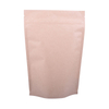 Ziplock Side Seal Kraft Paper Printed Zipper Packaging Bags with Window