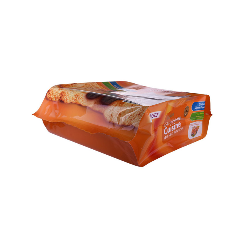 Laminated Aluminum Foil Plastic Biodegradable Vs Degradable Side Gusset Bags Empty Feed Bag for Sale