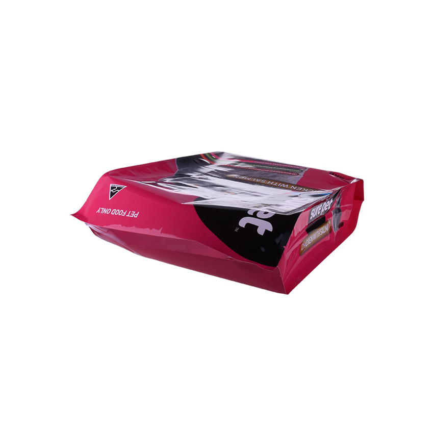 Customized Print Aluminum Foil Biodegradable Plastic Packaging Gusset Bags Wholesale Plastic Feed Bag
