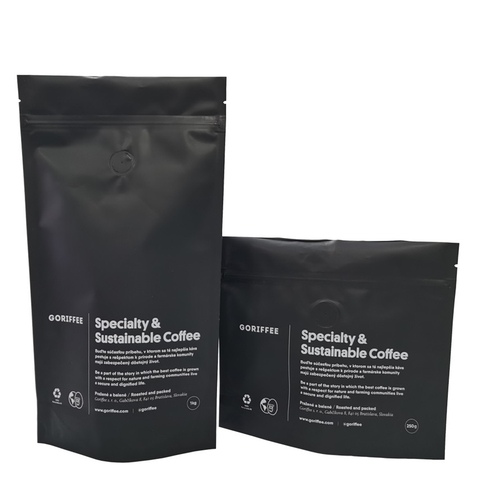 Matte Printing Waterproof Compostable Pouch Bags Custom Packaging Bags Packing Coffee