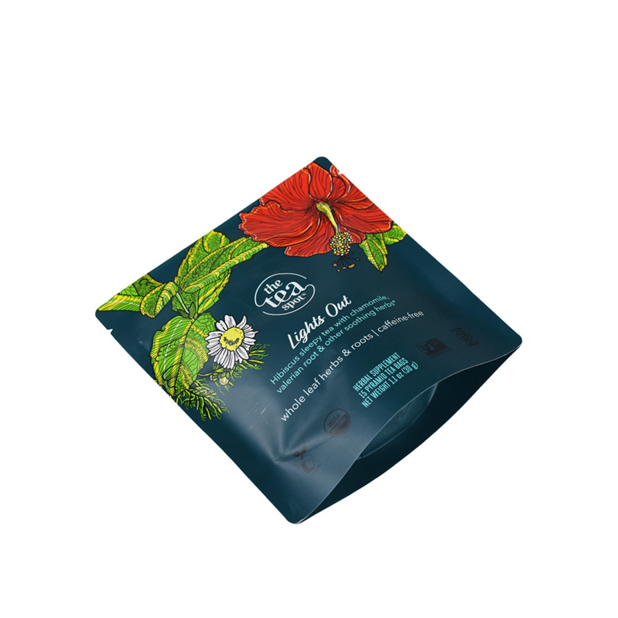 Manufacturers Reclosable Packing Stand Up Zipper Pouches Biodegradable Tea Bags With Zipper