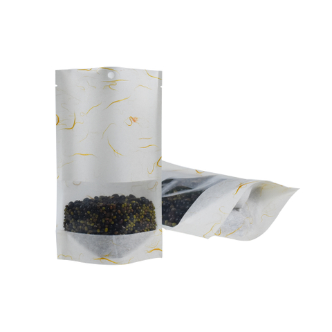 Renewable Bio PE New Material Compostable Pouches Can Reduce CO2 Emissions