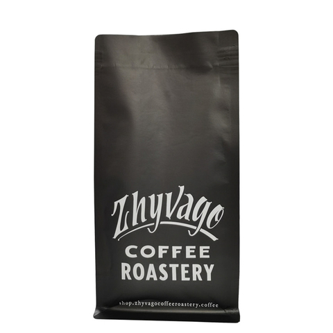 Fashion Security Plant Materials Clear Plastic with Zipper Hot Stamp Coffee Bag