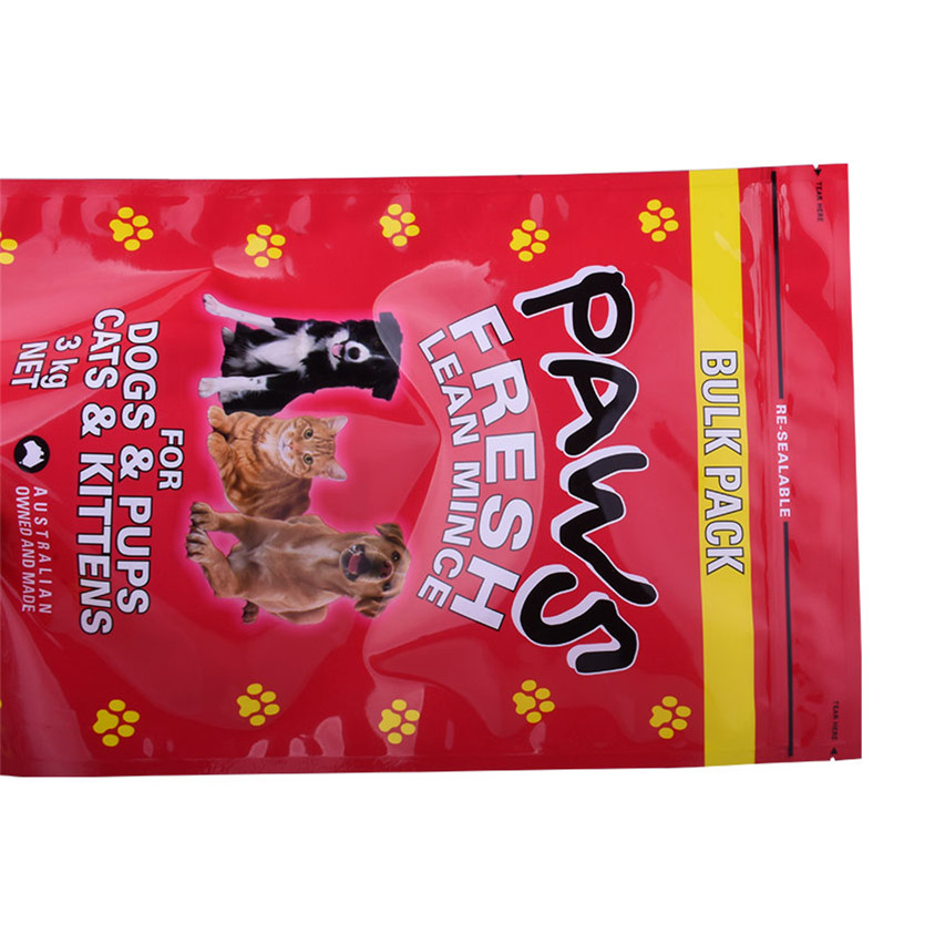 New Design Varnishing Zip Lock Pouch Biodegradable Vs Plastic Dog Treat Bag