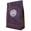 Laminated Aluminum Foil Biodegradable Cellophane Bags Compostable Flat Bottom Pouches Branded Coffee Bags