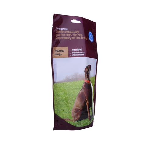 Plastic Zip Lock Gravure Printing Cat Food Pouches Recycling Gusseted Reclosable Bags