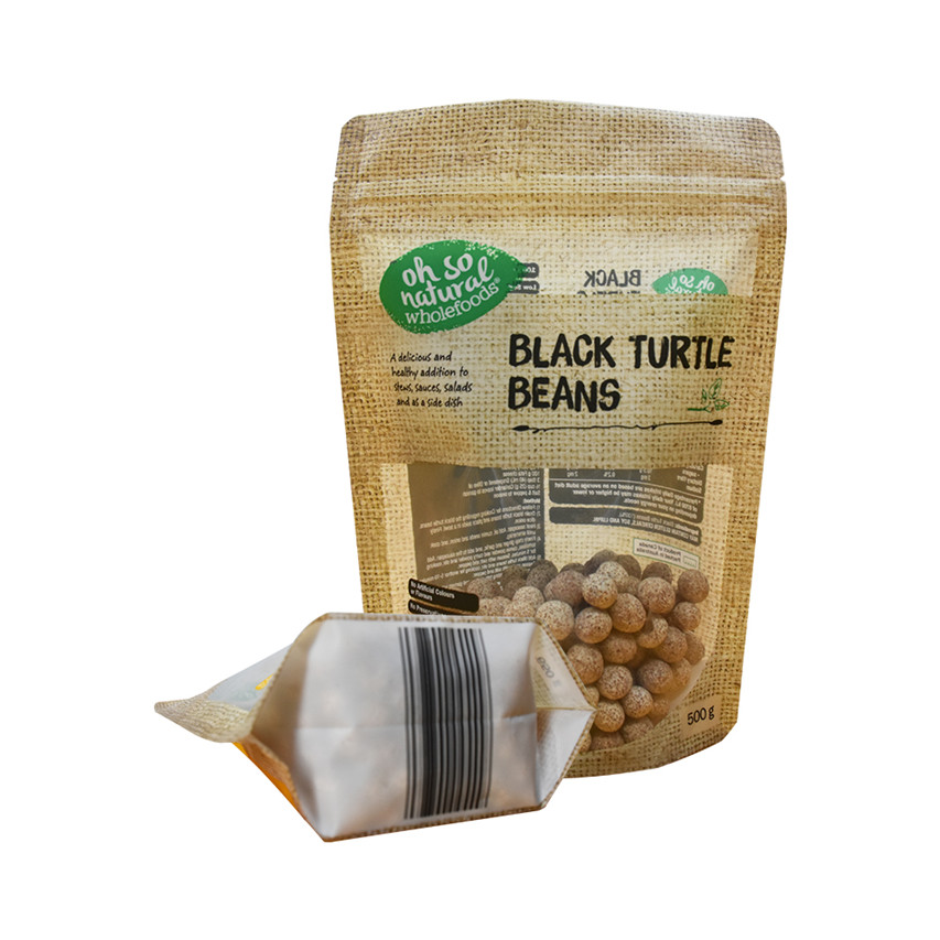 Zipper Recycled Compostable Films Stand Up Bags Wholesale Food Bags Packaging