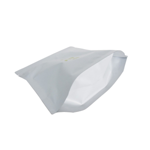 China Supplier Spot Gloss with Matte Compostable Plastic Film Zip Lock Pouch 100 Recyclable Coffee Bags