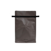 Certificate Zipper Top Matt Finish Flat Bottom Ziplock Plastic Material Bag Coffee